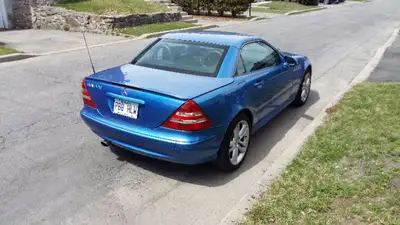 Very rare combination only 1000 made Saphire Blue with Marlin Blue interior AMG package rear spoiler...