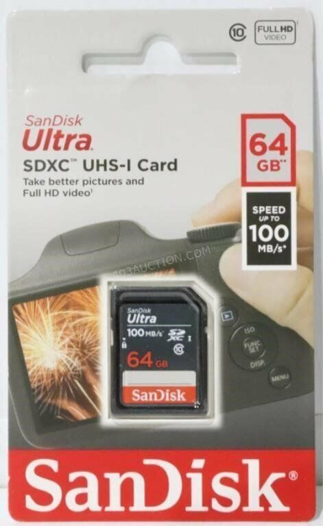 SanDisk 100MB/s 64GB Memory Card - NEW..$30.00 in System Components in Mississauga / Peel Region