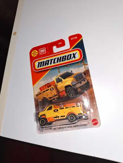 - GMC 3500 Utility Truck - Matchbox 2025 release - $5