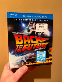 Trilogie Blu-ray ( RETOUR VERS LE FUTURE 1, 2, 3 ) COMME NEUF!