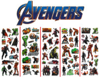 3D puffy Stickers AVENGERS  superheroes Marvel