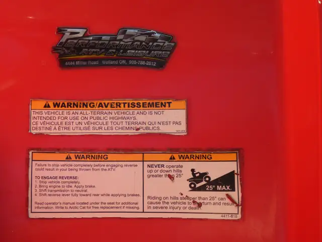 Arctic Cat Alterra 400 ATV 4-wheeler in ATVs in St. Catharines - Image 6