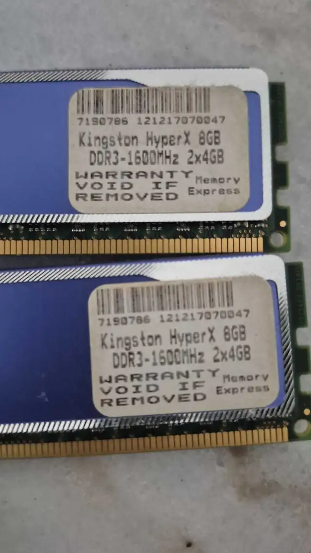 DDR3-1600Mgz hyperx blu in Desktop Computers in Edmonton - Image 4