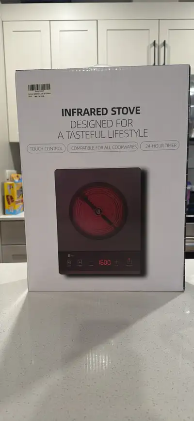 Portable Infrared Cooktop / Single Burner Stove – Like New, View more