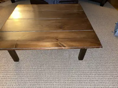 solid wood coffee table, View more