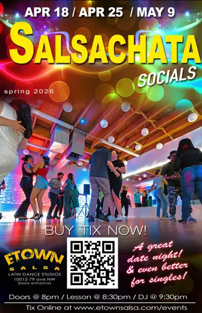 SALSA & BACHATA LATIN DANCE SOCIAL "SALSACHATA NIGHT", View more