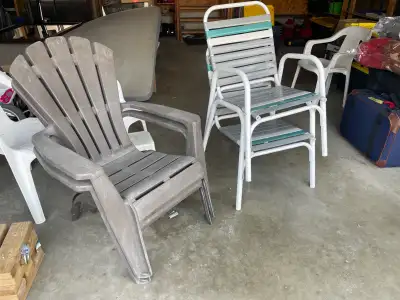 free chairs - 4 altogether, View more