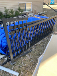 Aluminum deck railing