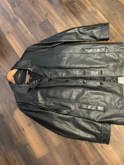 men’s danier leather jacket (med), View more