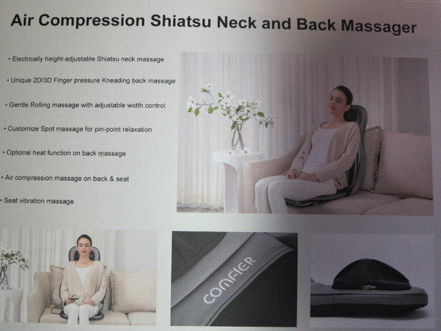 Massager - Comfier Shiatsu Neck and Back Massager in Health & Special Needs in Kamloops - Image 2