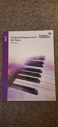Music book, technical requirements for piano level 3