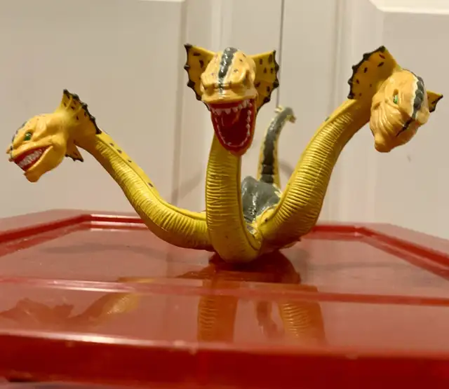 Vintage Three Headed Dragon Toy 1995