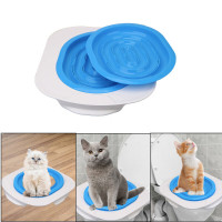 Cat Litter Mat Toilet Trainer Plastic Cat Toilet Training Kit Pr