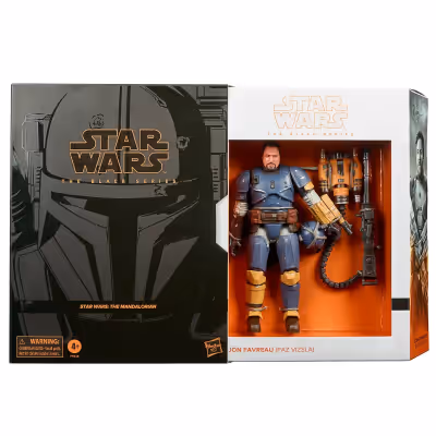 STAR WARS Mandalorian figurine de Jon Favreau en Paz Vizsla. Échelle 1:12 (6 pouces). Neuf, jamais o...