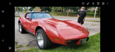 1979 Corvette w/ T-tops New Tires & Rims, many new parts Call Andy 226 663-8383