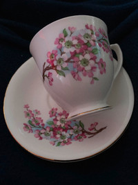 Spring design bone china tea or coffee cup England