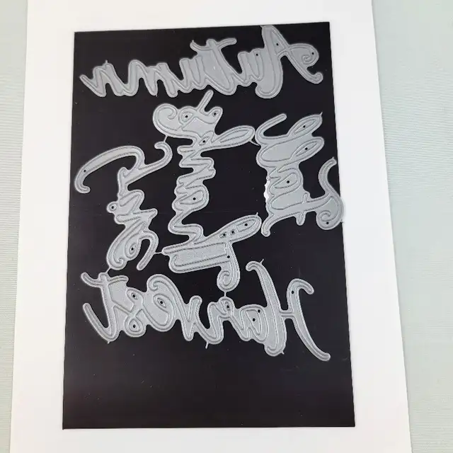 Fall Harvest Die Set Echo Park Designer Dies Word Card Making Sc in Hobbies & Crafts in Strathcona County - Image 4