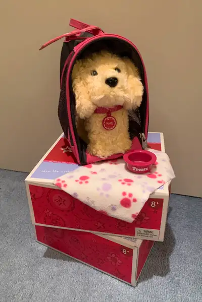 American Girl Honey Golden Retriever Pet and Pet Carrier Set, View more