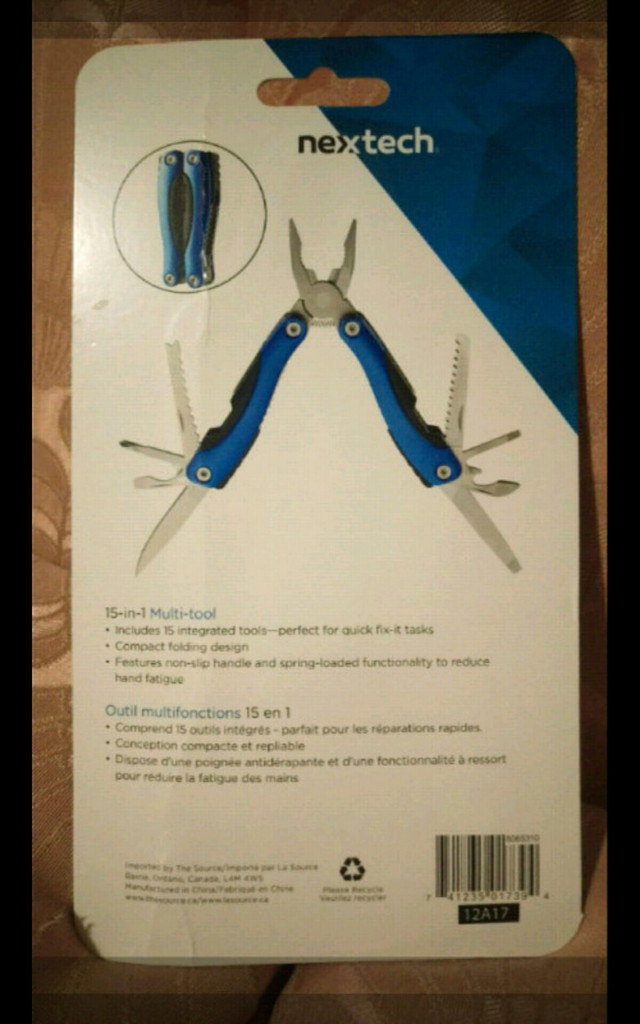 15in1 Stainless Steel Multi Tool Pliers Screwdrivers Knife Saw  in Hand Tools in Markham / York Region - Image 2