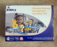 NEW - Dimple Monkey Balance Counting Educational Math Kids Game