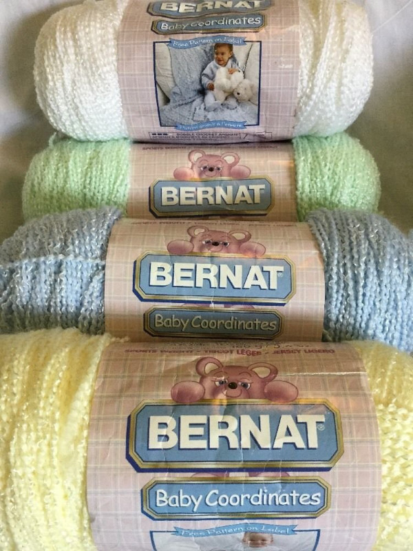 ISO bernat baby coordinates yarn in Hobbies & Crafts in St. Albert
