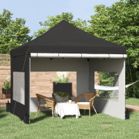 10' x 10' Pop Up Gazebo, Instant Canopy Tent Sun Shelter with Si