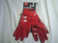 Youth Small Red Batting Gloves