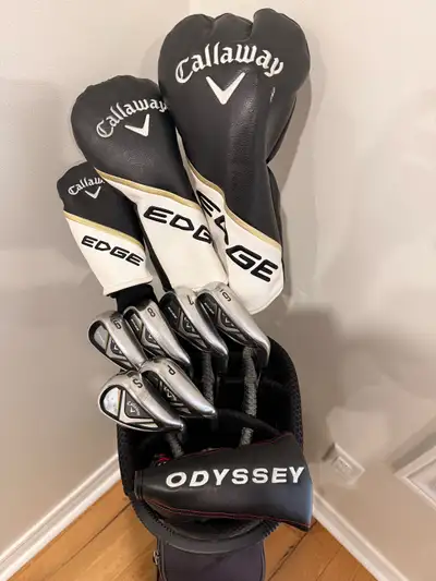 Callaway Edge Golf Set, R Handed, Stiff + Stand Bag, View more
