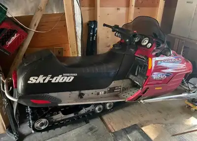 2001's formula deluxe 600cc Electric start reverse hand and thumb warmers studded track hook up for...