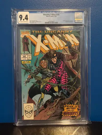 The Uncanny X-Men #266 *1ST APP. GAMBIT* CGC 9.4, View more