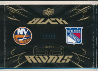 RARE UD BLACK DIAMOND 6 on 6 RIVALS NY ISLANDERS NY RANGERS /25