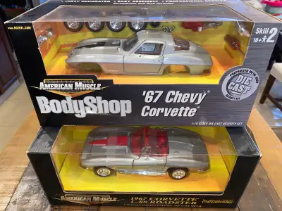 1967 C2 Corvette Coupe & Rag diecast - 1/18 scale, View more