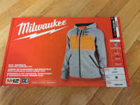 Milwaukee Women's Medium M12 Heated Hoodie Kit battery & charger