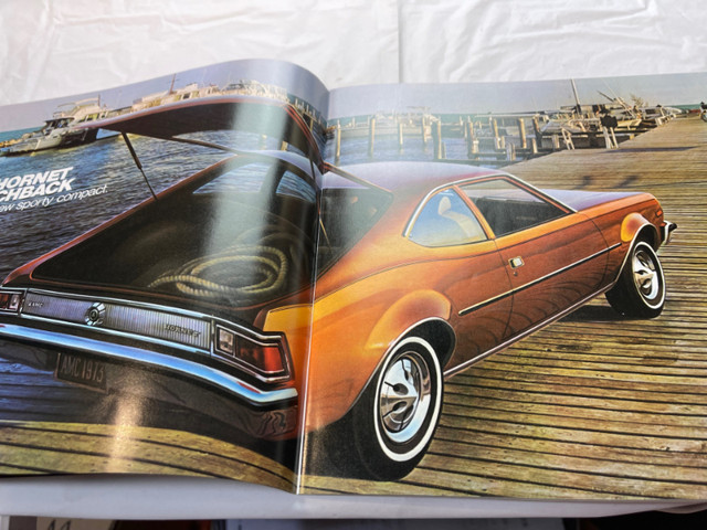 VINTAGE 1973 AMERICAN MOTORS FULL LINE 26 PAGE BROCHURE #M1514 in Arts & Collectibles in Strathcona County - Image 3