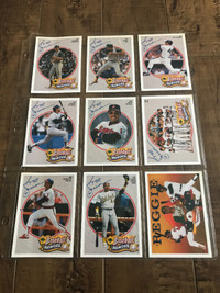 1990 UD Reggie Jackson Baseball Heroes 9 Card Complete Set