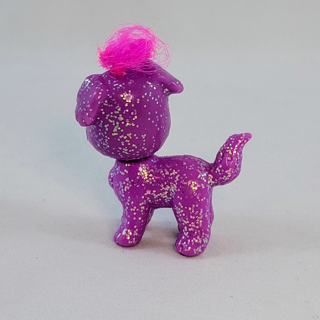 Polly Pocket Purple Glitter Dog Sparkle With Hair Toy Figurine R dans Jouets et jeux  à Comté de Strathcona - Image 4