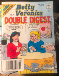 Betty and Veronica Double Digest Comic Book #76 1998