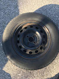 185/70R14 Tires on steel rims 