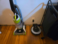 Shark robot vacuum/ bissel upright pet vacuum