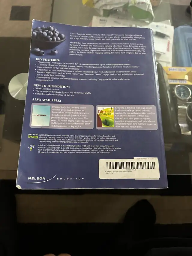 Nutrition concepts and controversies text book in Textbooks in Oshawa / Durham Region - Image 3