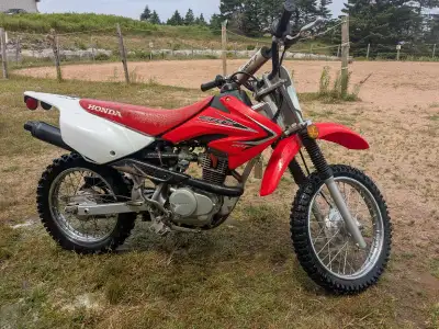 Amazing shape, garage stored. Reliable bike. Starts up everytime, even in the cold. My son is upgrad...