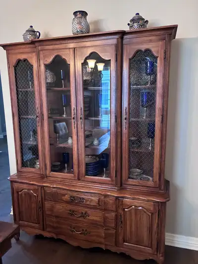 Hutch with light antique , View more
