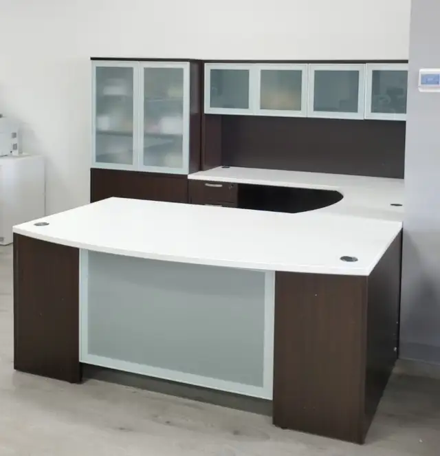 ***Two Tone U-Shape Executive Desk From $1449*** in Desks in City of Toronto - Image 2
