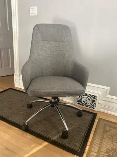 Grey fabric office chair, View more