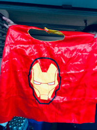 2 Superhero (Wolverine and Ironman) Capes for Kids 4-10 Year Old