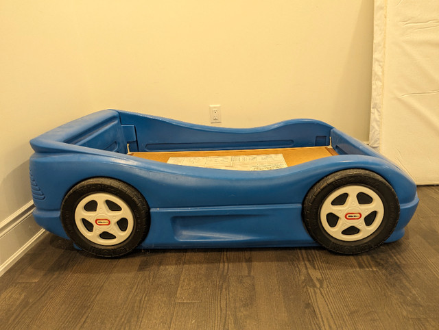 Little Tikes Car Bed With Mattress in Cribs in Markham / York Region - Image 4