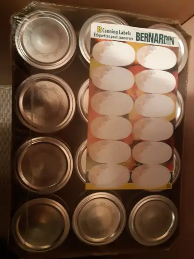 Bernardin Canning Mason Storage Jars 125ml New in Box, View more