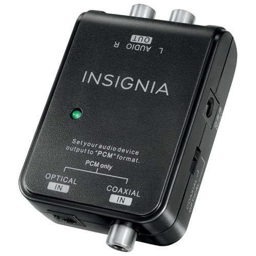 Insignia: Optical/Coaxial Digital-to-Analog Converter - Black in General Electronics in Burnaby/New Westminster - Image 2