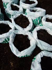 Bagged Composted Manure for Vegetable and Flower Gardens
