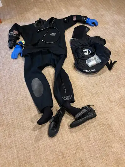 Scuba Equipment - BARE Drysuit (Used) For Sale, View more